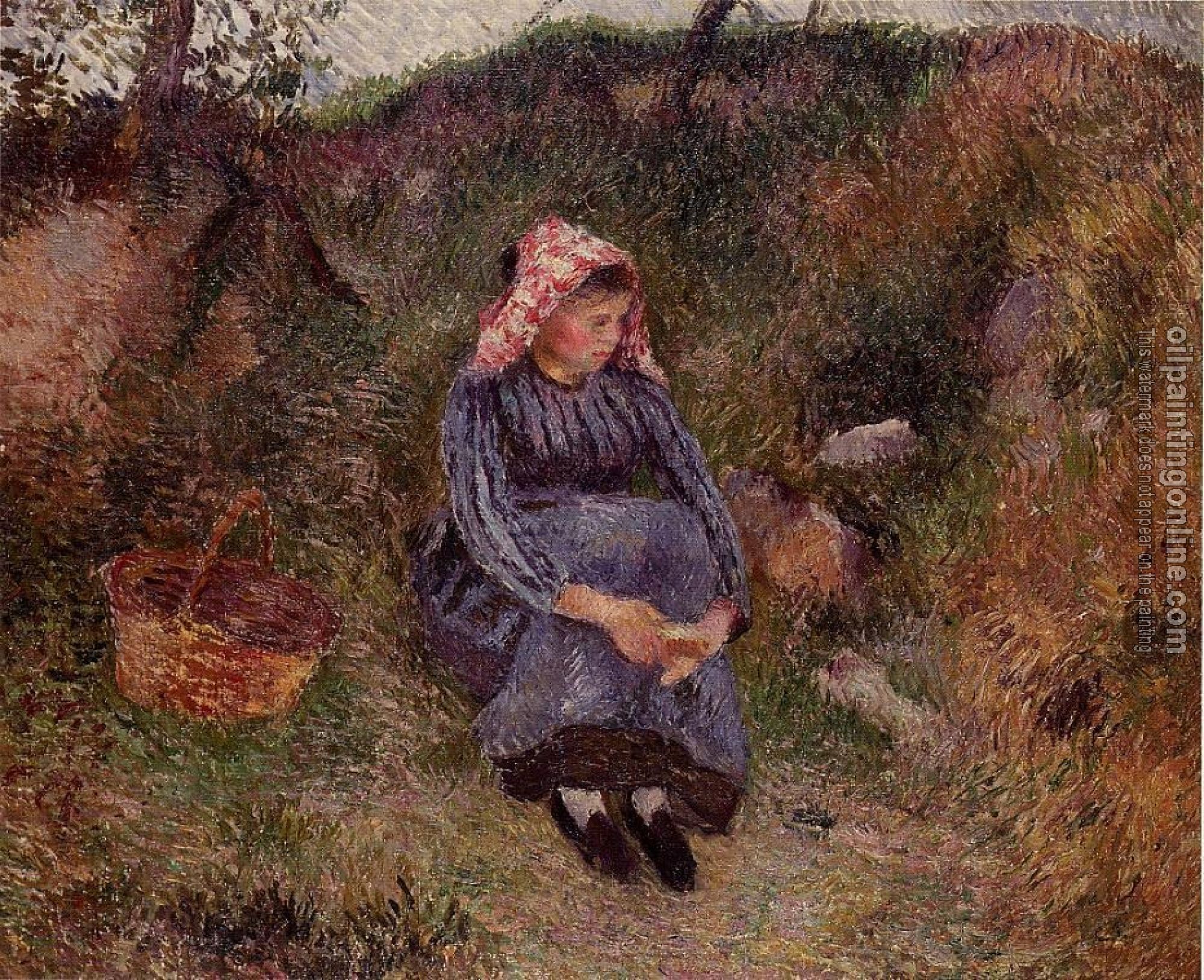 Pissarro, Camille - Seated Peasant Woman